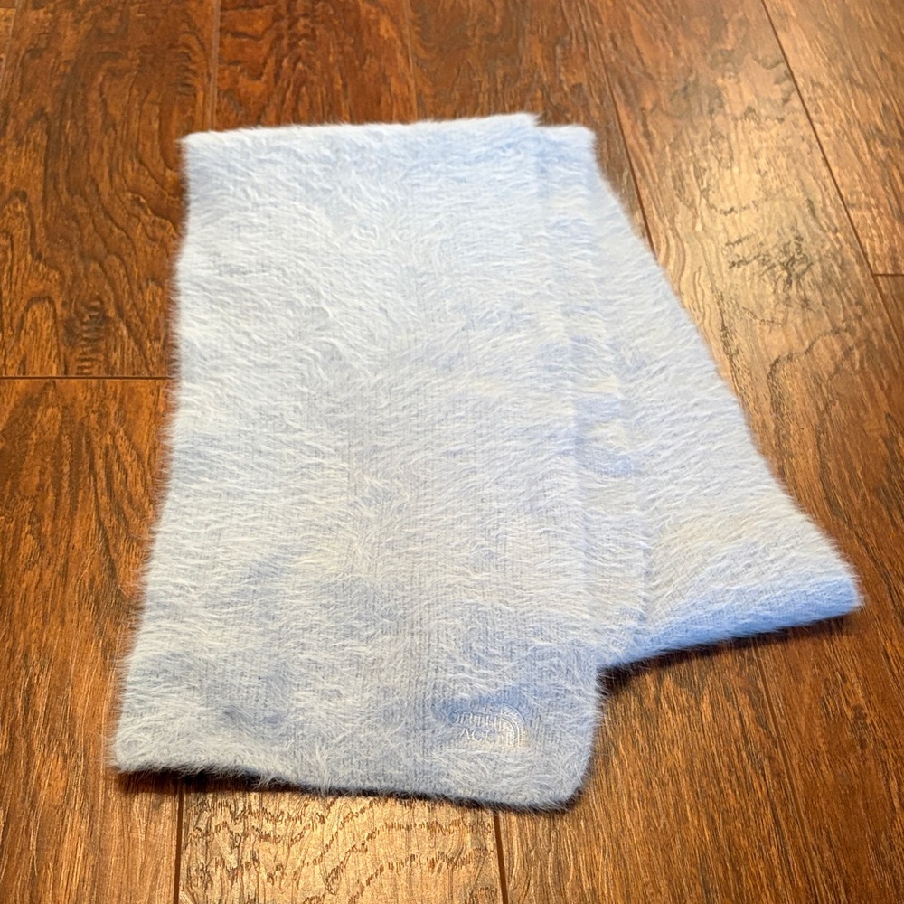 North Face blue scarf